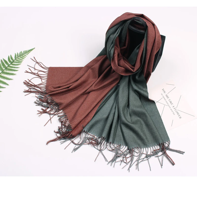 Кашемировый шарф Пашмина Шаль Foulard Femme палантин шеи хлопок из шерсти и вискозы хиджаб длинный зимний шарф женский платок