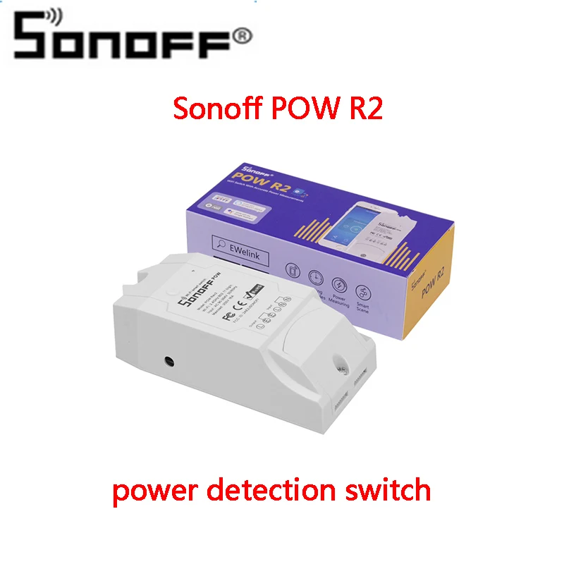 Смарт-переключатель Sonoff Pow R2 с поддержкой Wi-Fi 16 А | Электроника