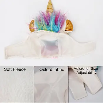 

New Lovely Cute Design Soft Felt Cats Pet Colorful Horse Design Cat Cosplay Hat Pet Cat Costume Cap Holiday Costume
