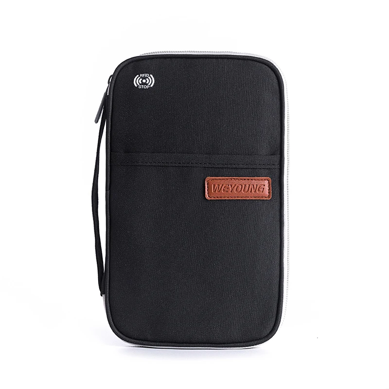 

Small style RFID branded Anti-theft Travel Passport Bag Ticket Credit ID Card Holder women Passport Wallet