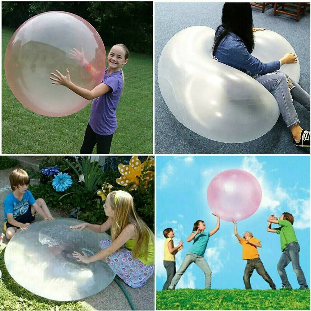 120cm Kids Bubble Ball Balloon Indoor Outdoor Inflatable Games Toys Soft Air Water Filled Blow Up Toy | Спорт и развлечения