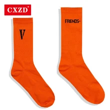 CXZD, новинка, модные уличные мужские хлопковые носки, носки в стиле хип-хоп, унисекс, скейтборд, крутые носки, индивидуальные повседневные мужские носки