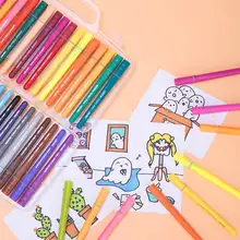 12-36 цветов/набор Deli 70708 водная цветная ручка детский сад с краской и граффити ручка для рисования студенческие ручки