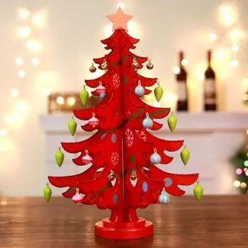 

Wooden Green Christmas Tree Wooden Christmas Tree Window Tabletop Props