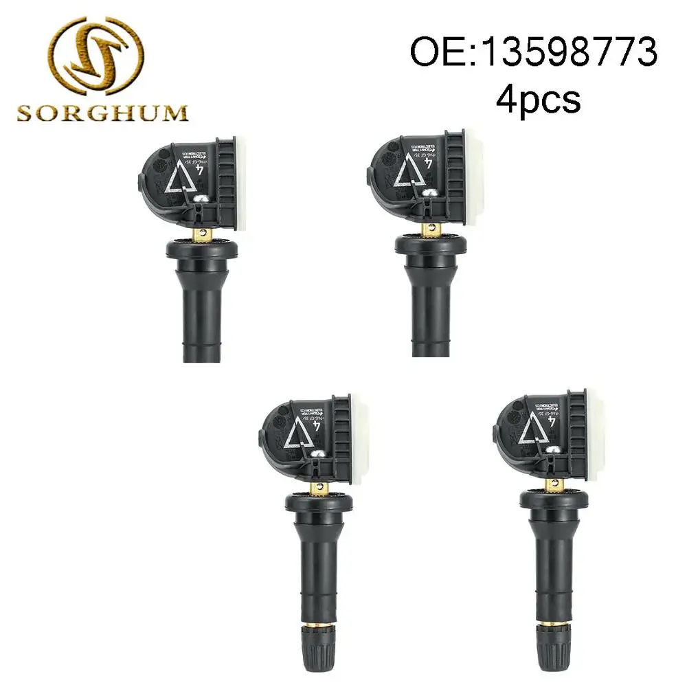 4 шт. 13598773 датчики давления в шинах TPMS для Chevrolet Silverado Suburban 433 МГц