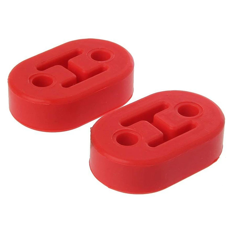 

4Pcs Heavy Duty Rubber Exhaust Tail Pipe Mount Bracket Hanger Bushing Insulator