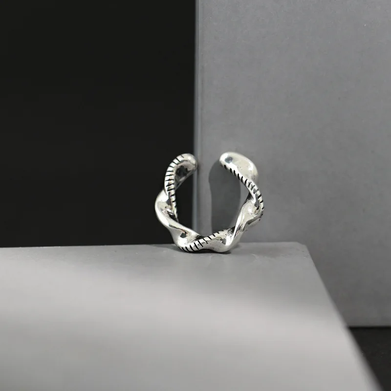 

Vintage 925 Sterling Silver No Ear Piercing Personality Popular Open Clip Fashion Jewelry Joyas De Plata Aretes De Clip