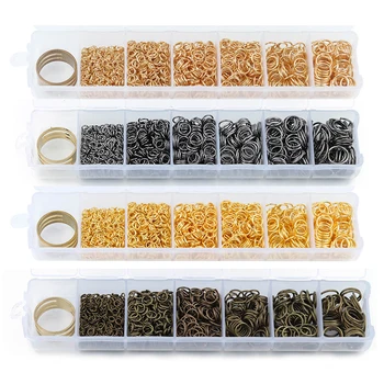 

Jewelry Accessories Multi-Size Jump Rings Spilt Rings Jewelry Connector For Handmade Bracelet Necklace Jewelry Making Findings