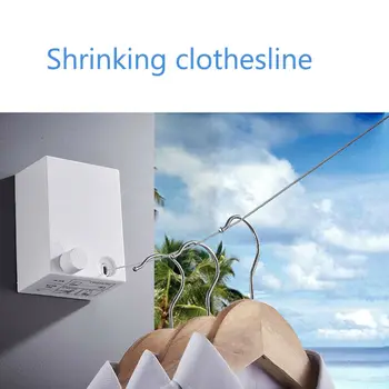 

2020 Creative Clotheslines 20KG Indoor Outdoor Retractable Laundry Clothesline Washing Laundry Storage Organization Clothes Line