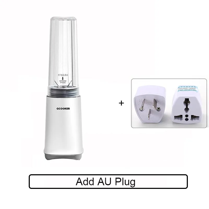 Add AU Plug Xiaomi Ocooker Мини соковыжималка 280 мл 150 Вт портативный DIY соковыжималка извлечения чашки многофункциональная электрическая соковыжималка машина - Цвет: Add AU Plug