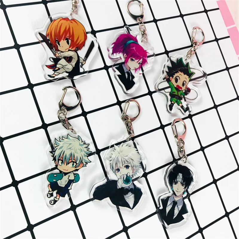 HUNTER×HUNTER GON · FREECSS Killua Zoldyck Kurapika персонаж реквизит брелок для ключей Подвеска Аниме