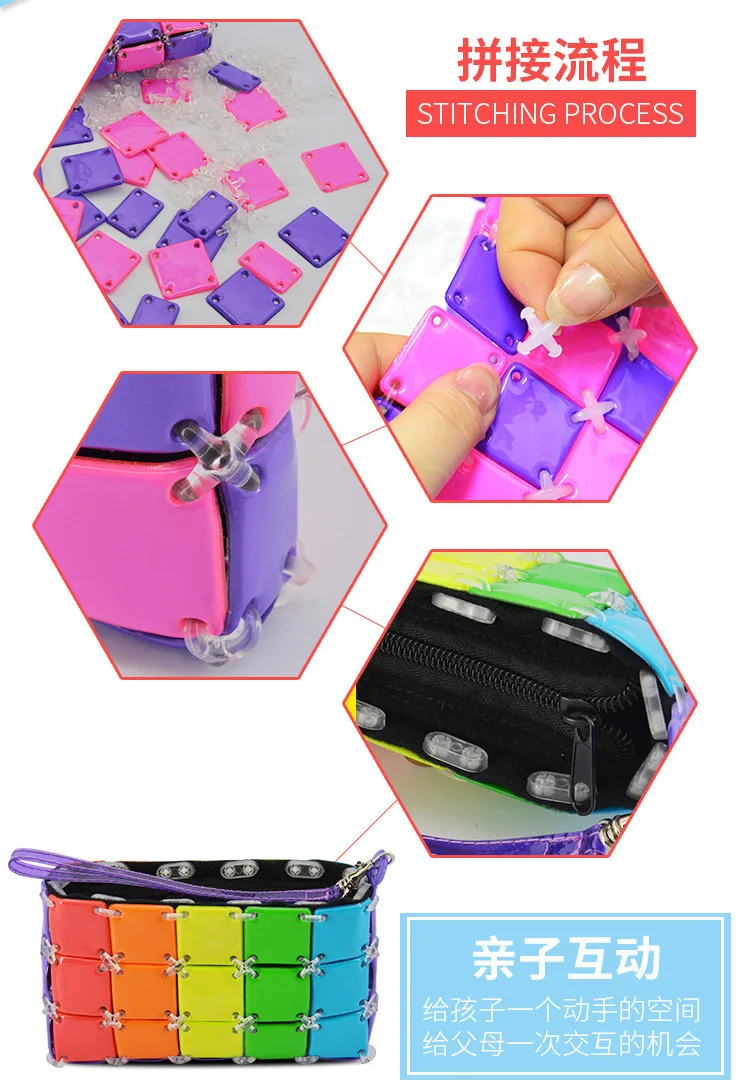 3D EVA DIY Hand pack Puzzle Hand-stitched Learning Education action Toys Kids Birthday gifts Right brain development
