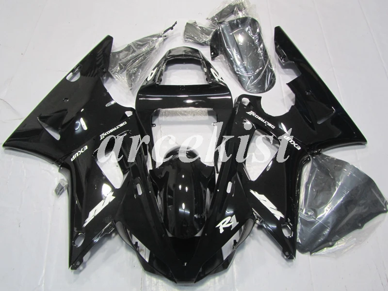 

4 Free Gifts New ABS Motorcycle The complete Fairings Kit Fit for YAMAHA YZF - R1 2000 2001 00 01 Custom Black bright