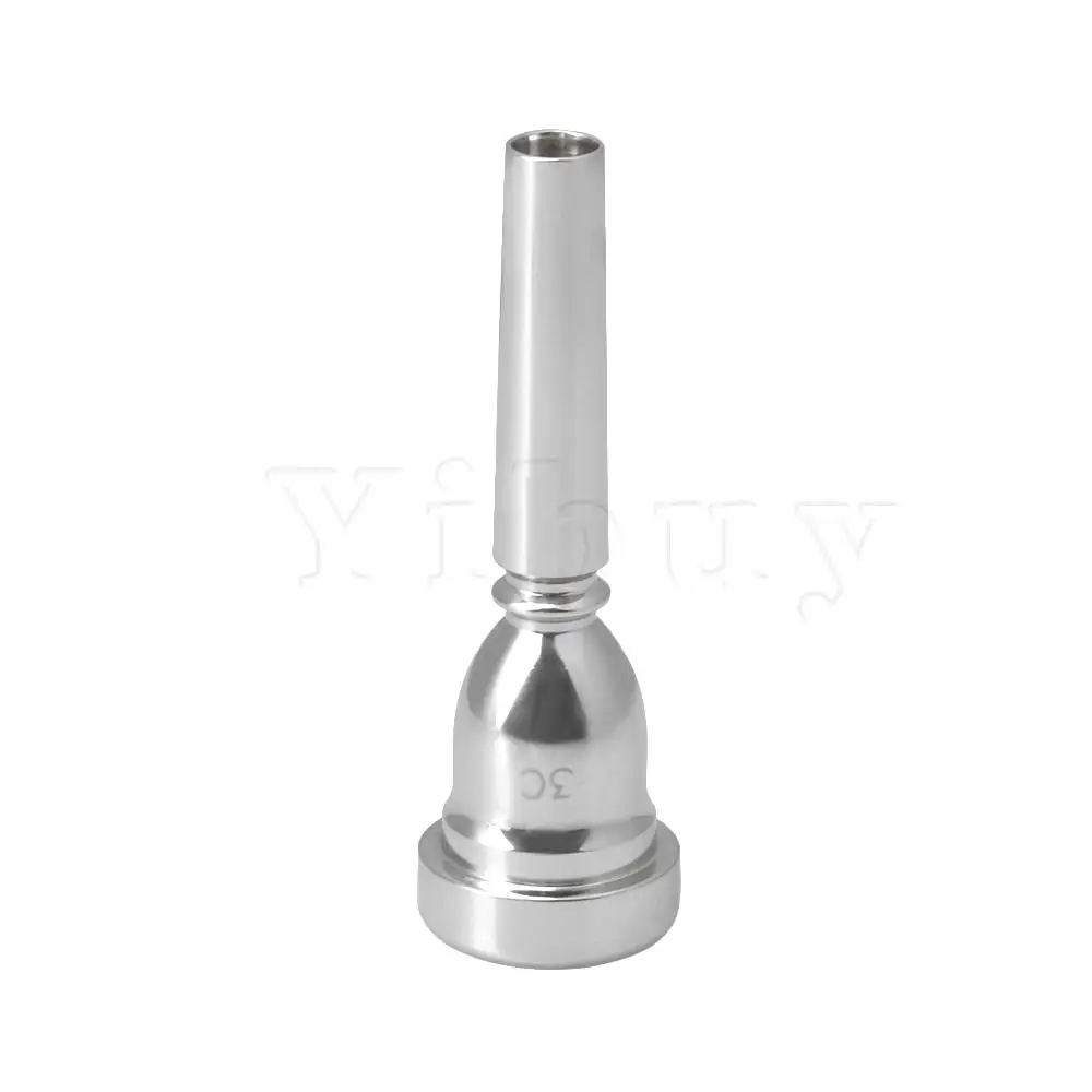 Yibuy Щепка Латунь трубы мундштук экономия труда Тип музыкальные части 3C|Труба| |