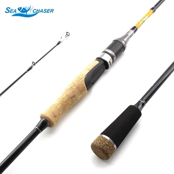 

1.8m wooden handle Carbon Carp spinning Casting Fishing Rod pole lure rod10-28g Lure Weight 8-16Ib 2 Tips M/MH power