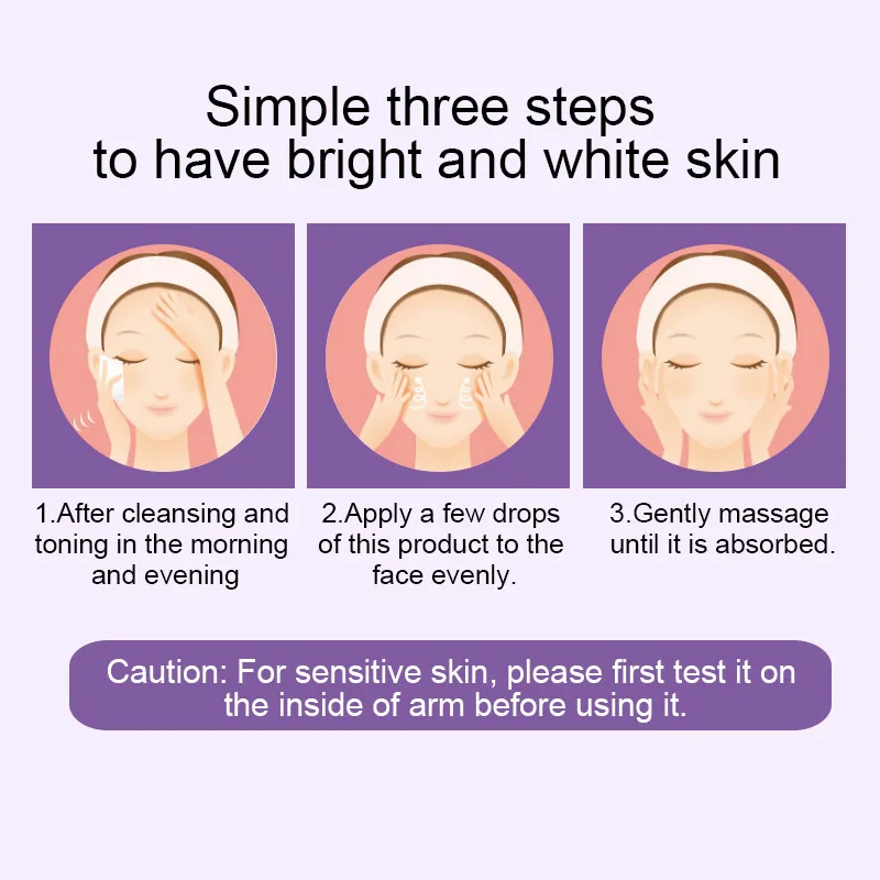Niacinamide эссенция Осветляющий, увлажняющий отбеливающий эссенция для кожи EY669