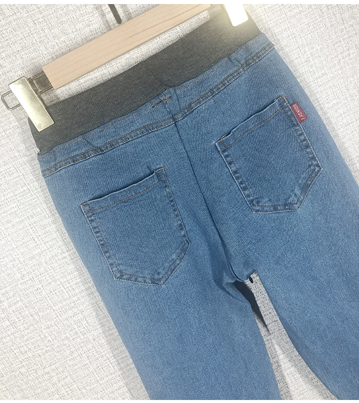 Outdoor Sex Jeans Pants Women High Waist Skinny Denim Trousers Female Sexy Leggings Open Croch Zippers Broek Clothing Plus Size