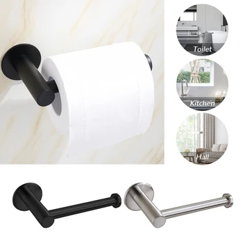 Toilet Wall Mount Toilet Paper Holder Stainless Steel Bathroom Kitchen Roll Paper Accessory Tissue Towel Accessories Holders 1