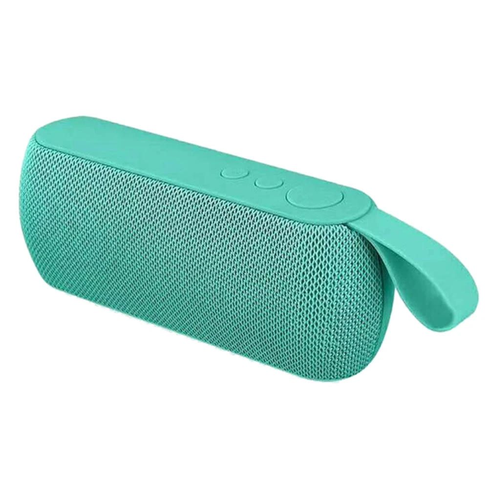 Green Поддержка TF карты Bluetooth динамик AUX вход двухканальный перезаряжаемая звуковая система сабвуфер беспроводной открытый домашний 3D стерео - Цвет: Green