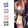 1 Pair 2 Pcs Stainless Steel Round Non Piercing Nipple Ring Shield Body Piercing Jewelry Nipple Clamps Adult Game for Women ► Photo 1/6