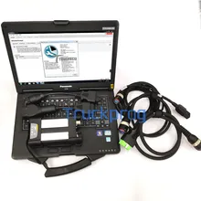 For Volvo VOCOM 2 vocom II 88890400 v2.7 ptt dev for volvo renault FH FM euro6 truck excavator diagnostic tool+CF53 laptop