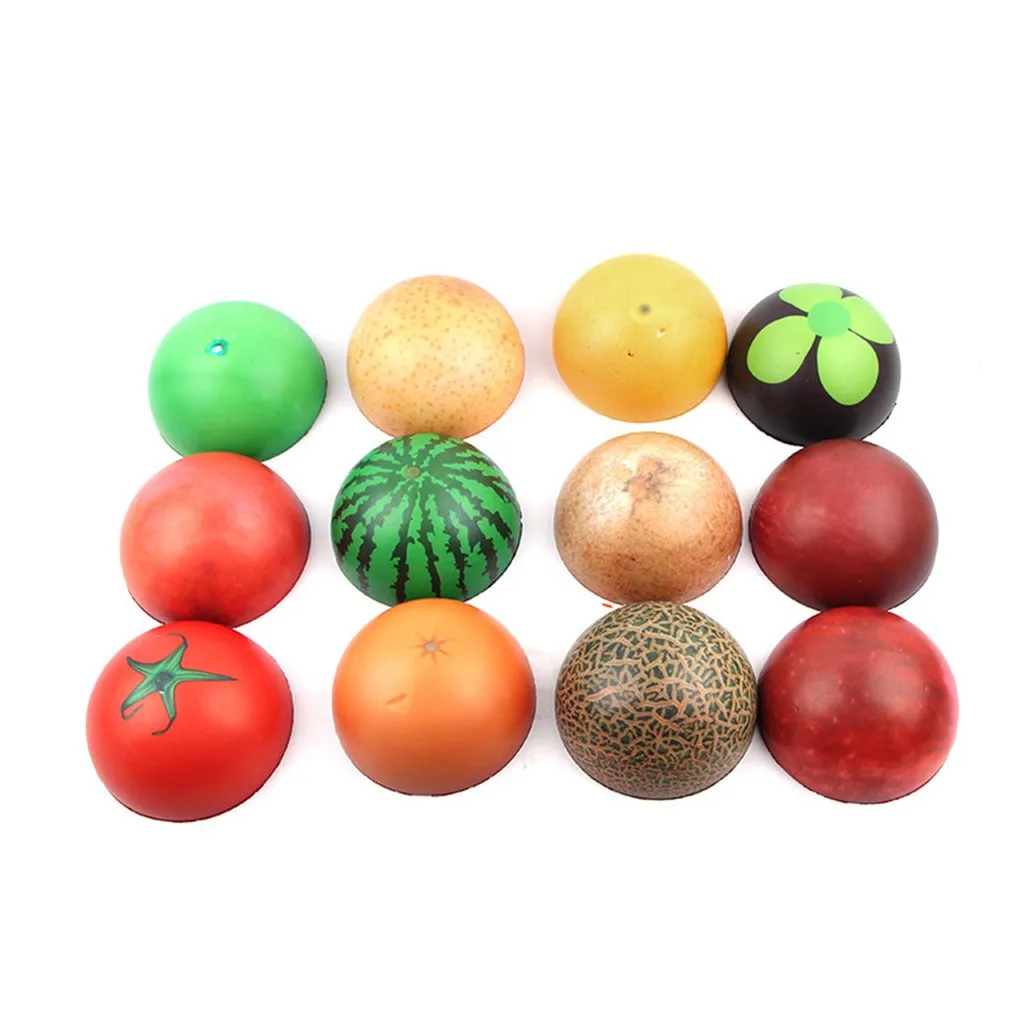 Simulation Small Fruits Stress Reliever Scented Slow Rising Toys slow rebound decompression Girly Heart Pinch Fun #A