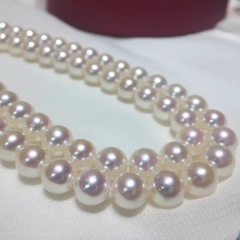 

Классификация AAAA, японская стандартная аквакультуры, 9-10 мм, белая жемчужина, свободные бусины 15 дюймов