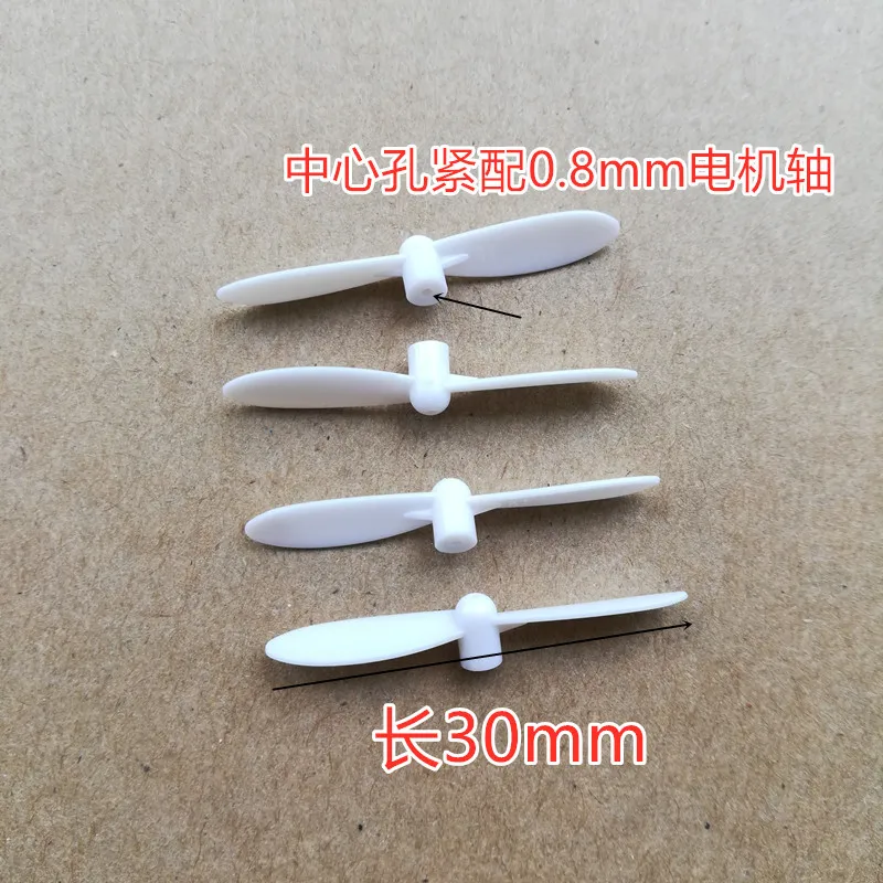4PCS=2A+2B 3cm 30mm 0.75mm CX-10 CX-10A V676 Q4h111 WQ100 Propellers Main Blades Rc spare Parts Mini Quadcopter 5