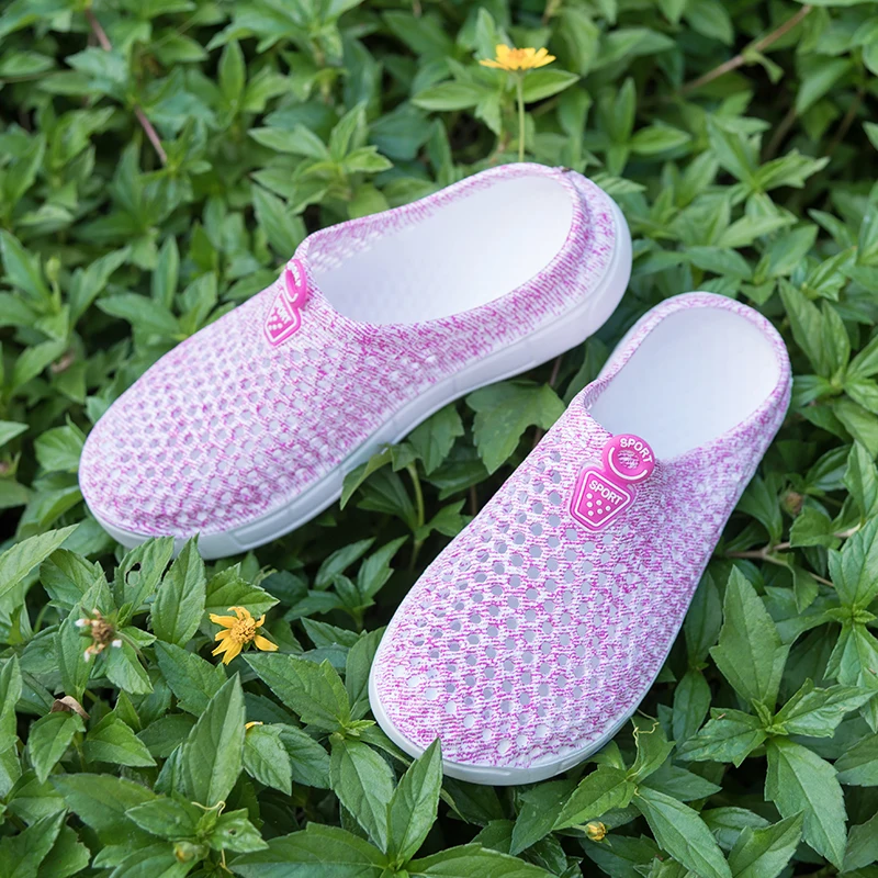 womens sandals 2020 Summer Sandals Fashion Hollow Out Breathable Beach Slippers Flip Flops EVA Massage Slippers Sandals D200