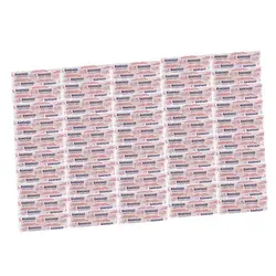 50Pcs/Set First Aid Patch Safe Natural Extract Long Lasting for Hands Wounds Plaster Wound Aid Patch