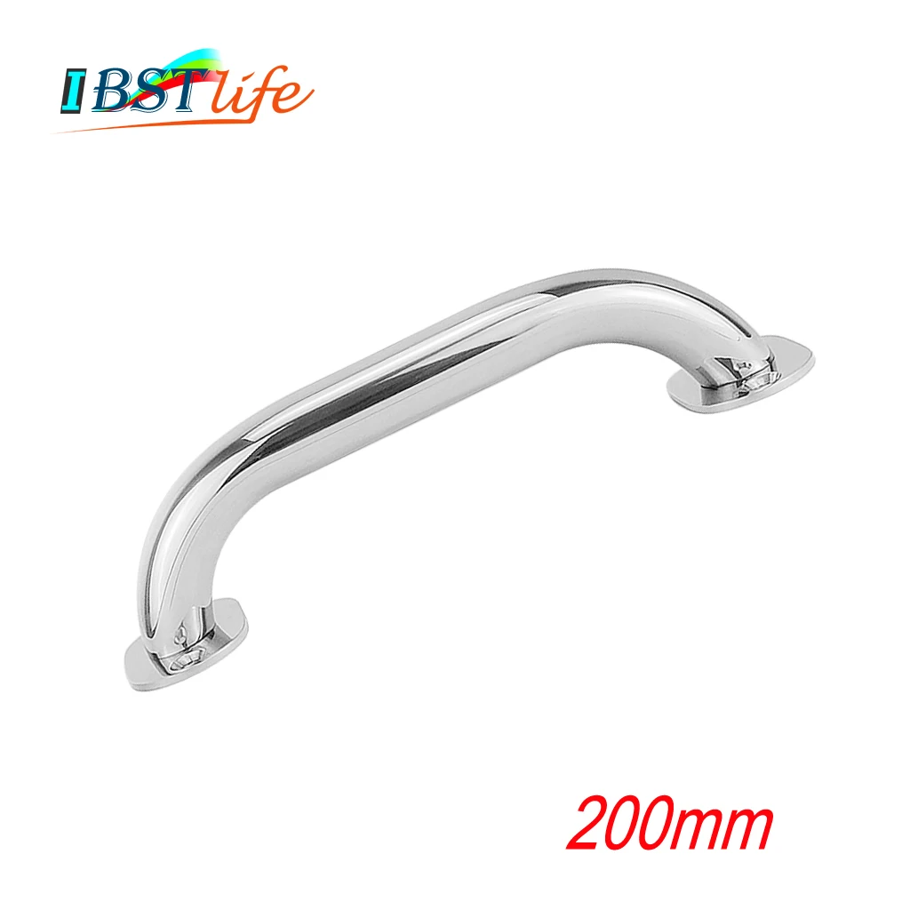 

200mm Marine Grade 316 Stainless Steel Grab Handle Door Handrail Grip Rail Grab Bar Handle Boat Yacht Marine Bathroom