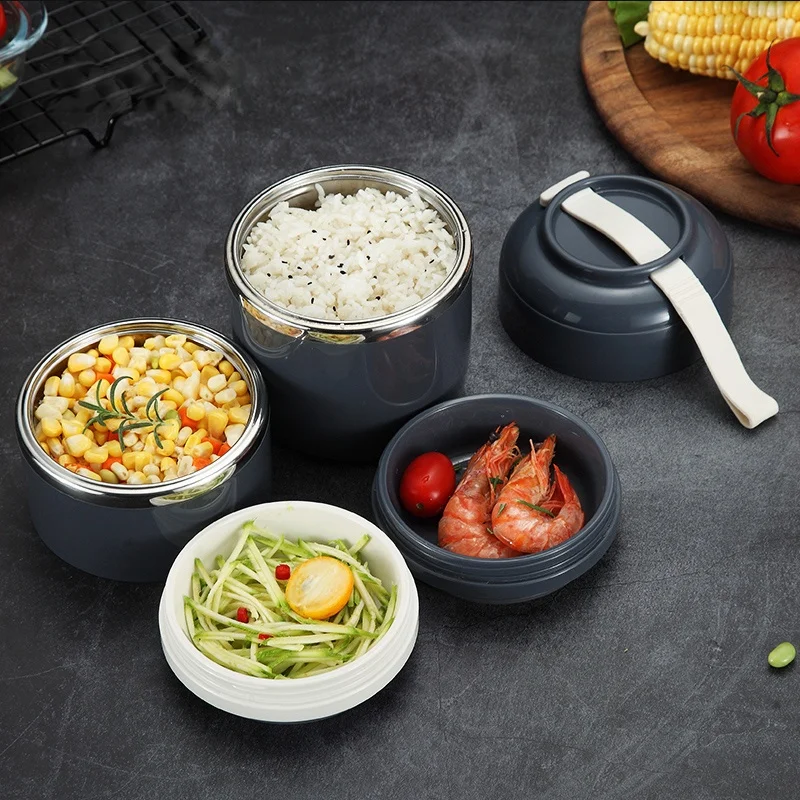 Детский Ланч бокс Bento Box Герметичный пищевой контейнер кухонный Ланчбокс