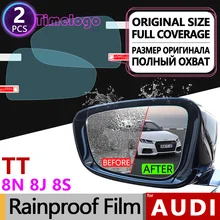 For Audi TT 8n 8j 8s 1998 - 2020 mk1 mk2 mk3 Full Cover Anti Fog Film Rearview Mirror Rainproof Anti-Fog Accessories TTs Sline