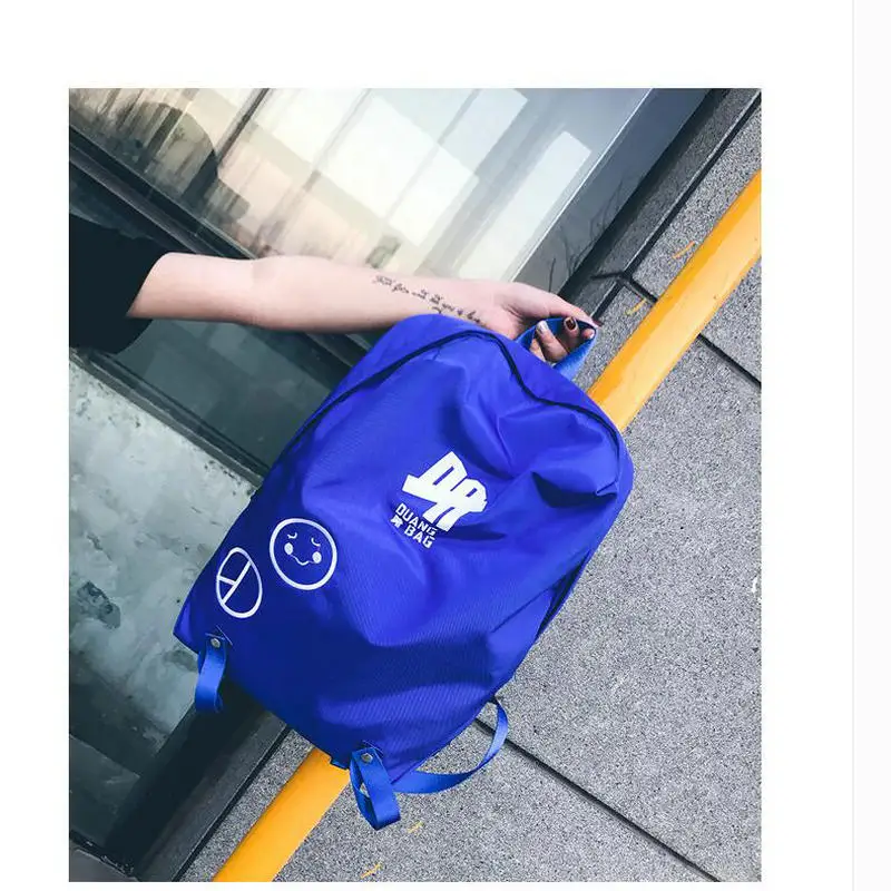 

women's backpack computer backpack school mini backpack for girls school bag canvas Smiling face men's backpack boys school bag