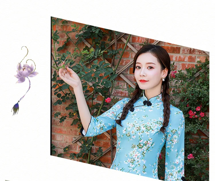 Китайский стиль самовосстановление Qipao женский с длинным рукавом cheongsam Мода ретро Улучшенный Тан костюм рубашка женская повседневная одежда рубашка