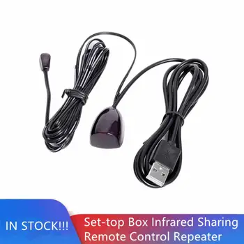 

5V Set-top Box Infrared Sharing Remote Control Repeater Extension Cable USB Infrared Receiver Emitter Kit Professional Extender