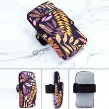 Спортивный держатель для телефона эластичная износостойкая наручная Сумка для бега Hands Free противоскользящая впитывающая пот велосипедная Регулируемая Многослойная