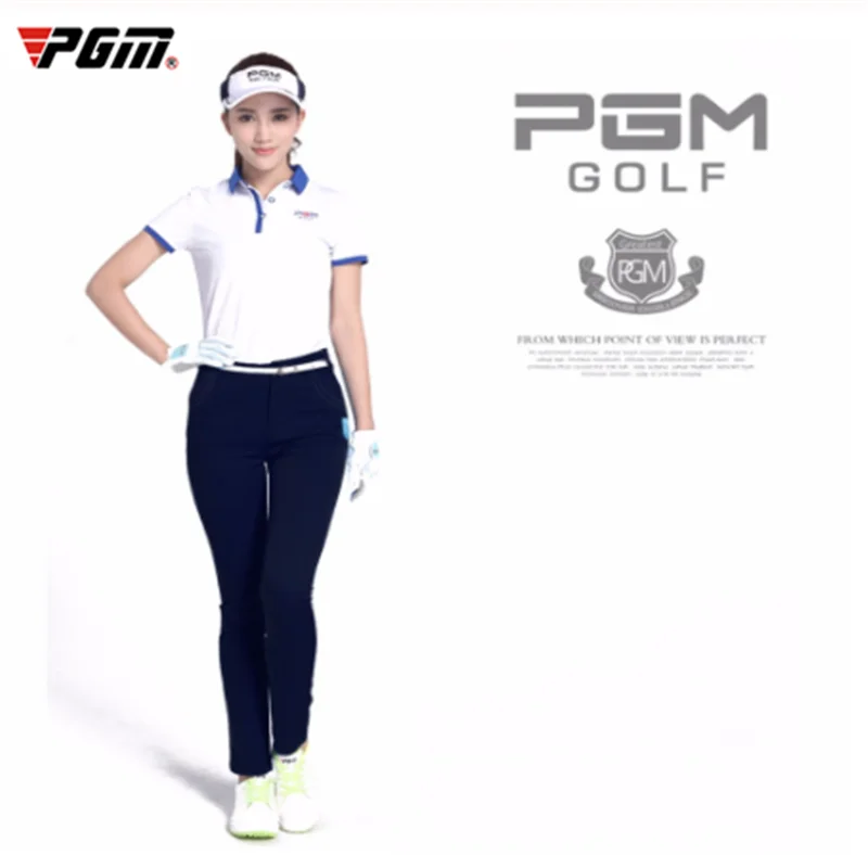 PGM, женские штаны для гольфа, брюки, спортивная одежда, женские тонкие штаны для гольфа, тенниса, быстросохнущие, для девушек, длинные брюки, высокоэластичные, спортивные