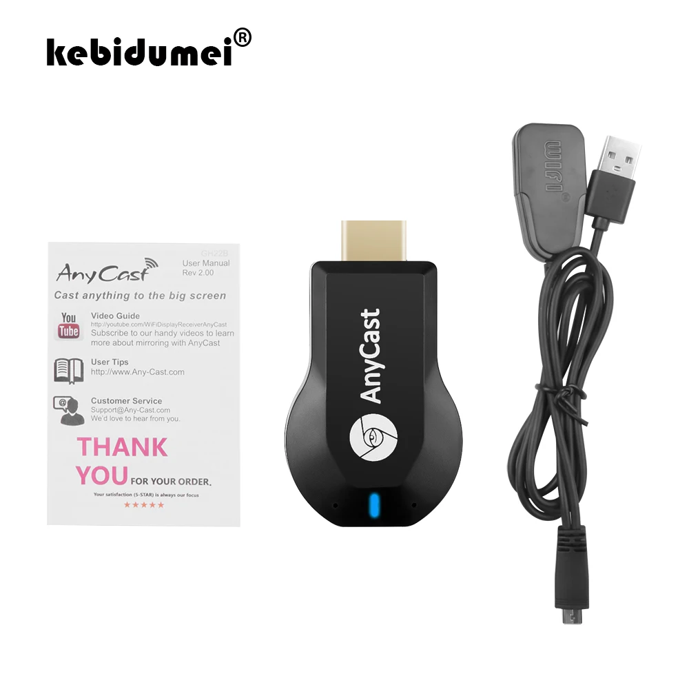 Приемник kebidumei 1080P M2 Plus для Airplay Wi Fi дисплей ТВ ключ приемник DLNA простой доступ к
