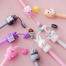 

5Pcs Cartoon Animal Neutral Pen Treat Kid Birthday Baby Shower Party Favors Wedding Bridesmaid Guest Giveaway Valentine Day Gift