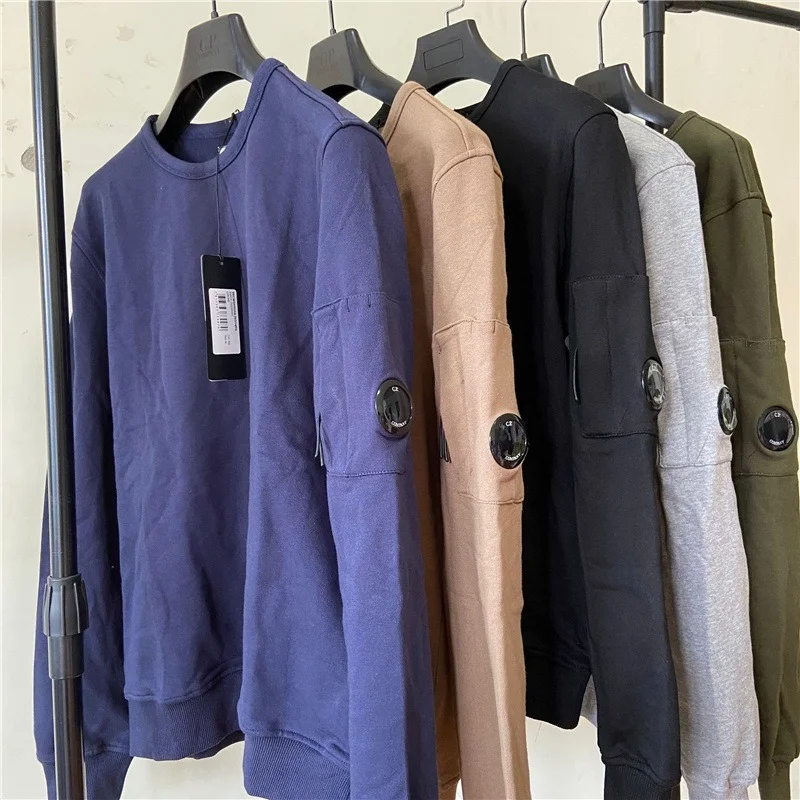New round Neck Casual Loose Pullover Sweatershirt CP Men's Coat Trendy British-Style Casual Youth Spring and Autumn Tide 1
