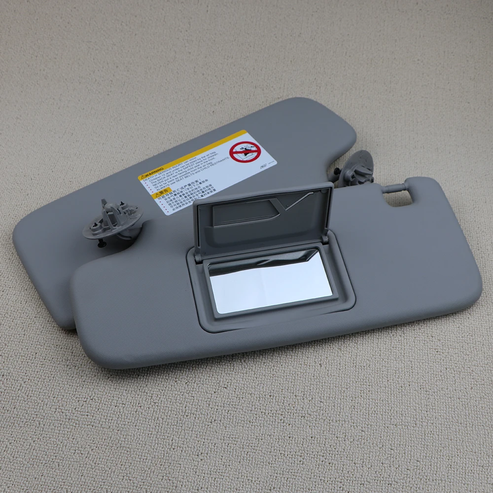 Gray Front Sun Visor Panel With Makeup Mirror For Chevy Aveo 2012 2013 2014 2015 2016 95327509 95327507 | Автомобили и мотоциклы