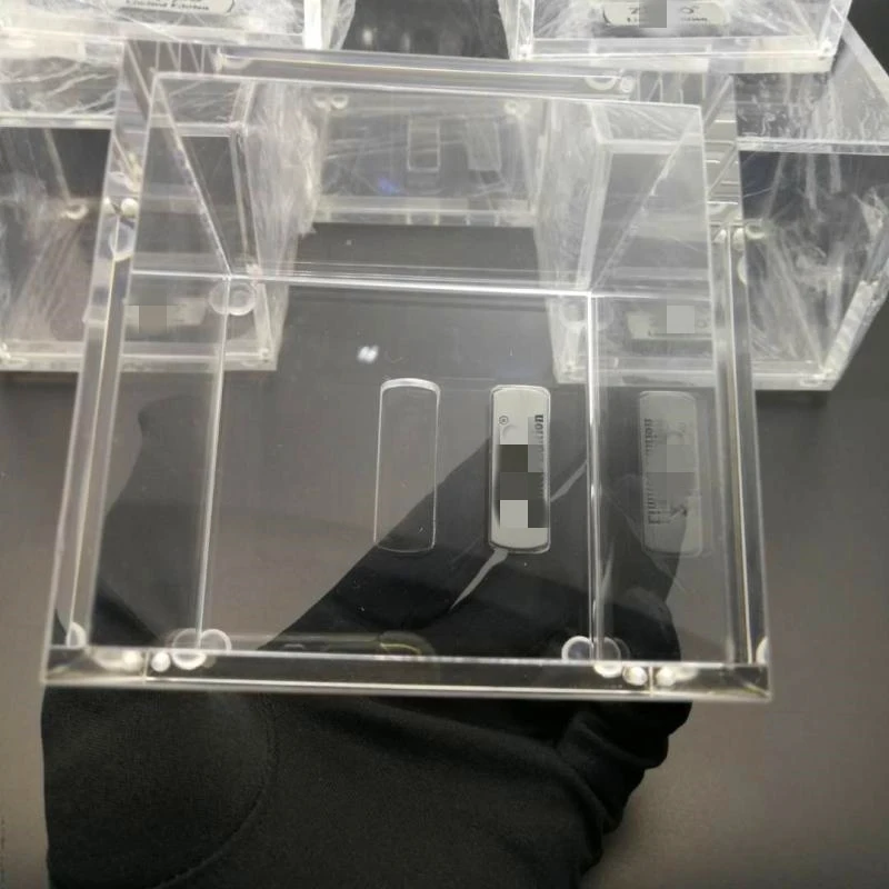 Куб акриловая прозрачная Зажигалка Дисплей Стенд держатель дисплей стеллаж коллекция коробка для керосиновая Зажигалка Зорро отделка для прикуривателя