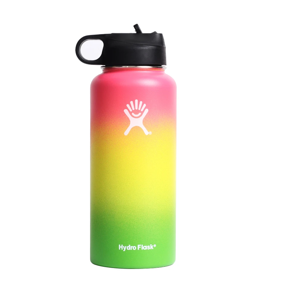 yellow water bottle hydro flask