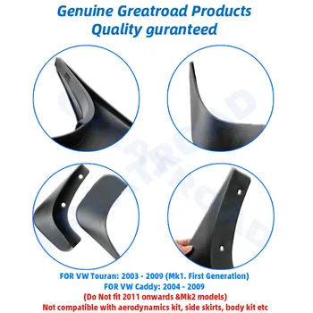 

For VW Touran Caddy 2004-2010 Front Rear Car Mud Flaps Mudflaps Splash Guards Mud Flap Mudguards Fender 2009 2008 2007 2006 2005