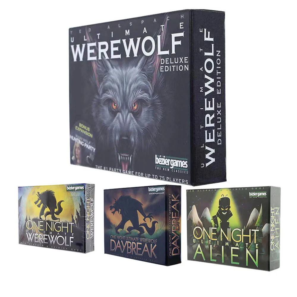 One Night Ultimate Werewolf Alien Board Game Werewolves Card Game Funny Party Game Family Friend Entertainment Playing Games One Night Ultimate Werewolf Alien Board Game Werewolves Card Game Funny Party Game Family Friend Entertainment Playing Games
