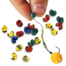 20 штук, аксессуары для ловли карпа, сплит-съемка с мягким резиновым покрытием, вес грузила 1B 2B 3B для ловли карпа, снасти