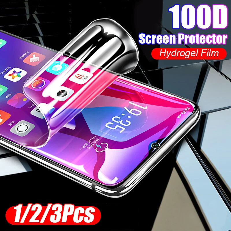 

3Pcs 100D Full Protective Hydrogel Film Cover For Xiaomi Redmi K20 Pro 7A Note 7 8 Pro Screen Protector Hydrogel Film Not Glass