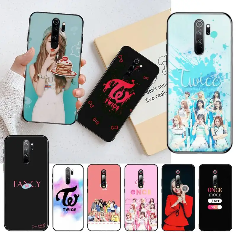 HPCHCJHM двойной K Pop черный ТПУ мягкий резиновый чехол для телефона Redmi Note 8 8A 7 6 6A 5 5A 4 4X