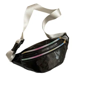 

New Fashion Womens Ladies Laser Bum Bag Waist Fanny Pack Travel Wallet Money Belt Chest Bags